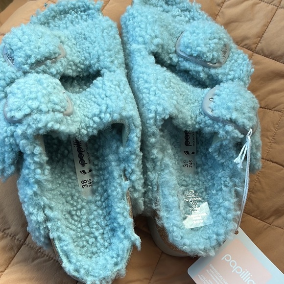 Birkenstock Arizona Big Buckle Shearling Size 7 NWT - Picture 14 of 16